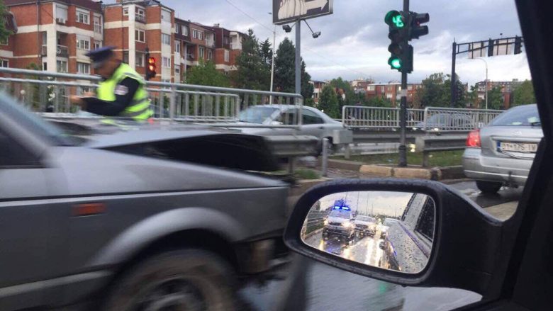 Aksident pa të lënduar në Prishtinë (Foto)