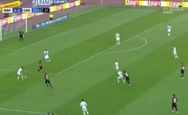 Harrojeni Barçën, shikoni këtë tika-taka nga Napoli dhe Hysaj ndaj Cagliarit (Video)