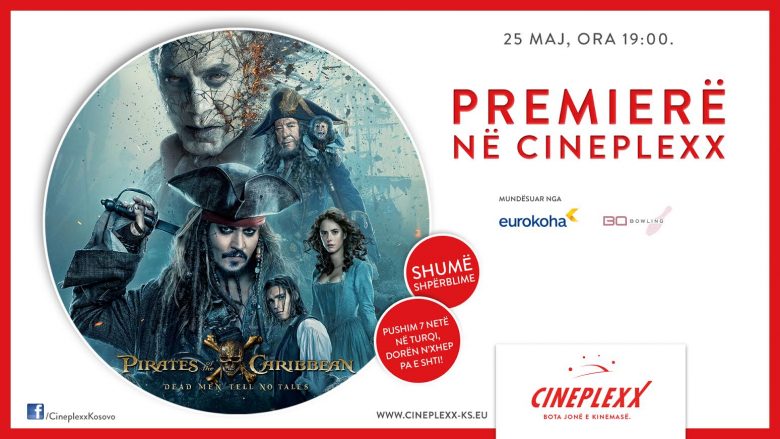 Interesim i madh për Pirates of the Caribbean 5, mbi 500 bileta te shitura në Cineplexx! (Foto)