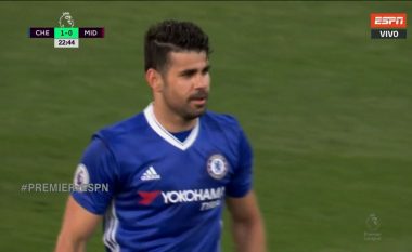 Chelsea në epërsi ndaj Middlesbrough me golin e Costas (Video)
