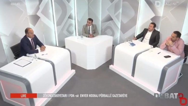 LIVE NË DEBAT D: Enver Hoxhaj përballë gazetarëve (Video)