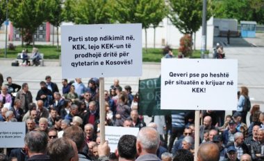 Protestojnë punëtorët e KEK-ut, kërkojnë kushte më të mira për punë
