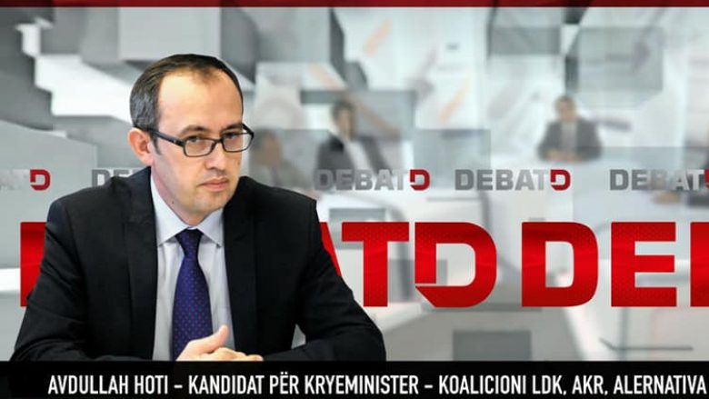 “DEBAT D”, kandidati për kryeministër të Kosovës: Avdullah Hoti, përball gazetarëve (Video)