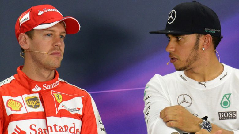 Lewis Hamilton dhe Sebastian Vettel “jo” në të njëjtën skuadër