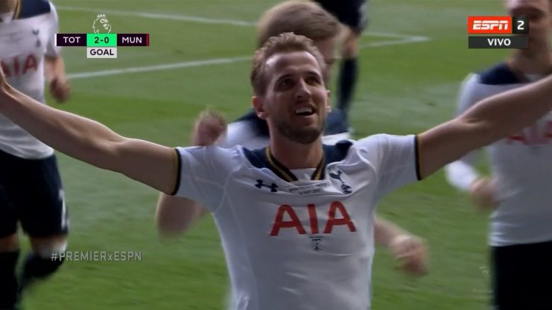 Kane dyfishon epërsinë e Tottenhamit ndaj Unitedit (Video)