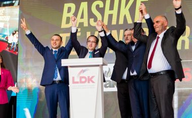 Koalicioni LDK-AKR e hap zyrtarisht fushatën, Hoti thotë se e ka ekipin më të mirë prapa vetes