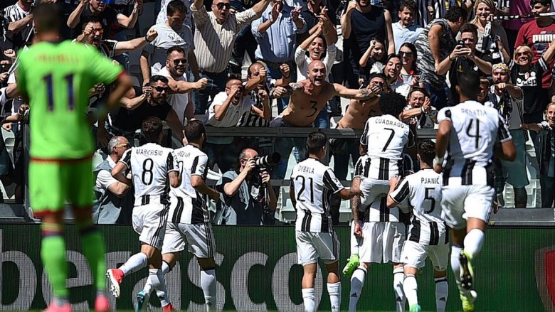 Juventusi hyn në histori, mbretëron për të gjashtin vit radhazi në Serie A dhe feston titullin para tifozëve (Video)