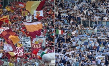 Tifozët ultras të Lazios ‘varin’ tri yjet e Romës (Foto)