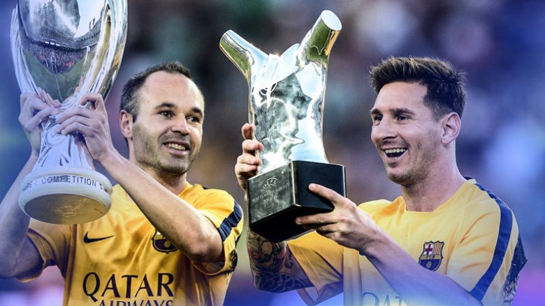A e dini sa tituj bashkë i kanë fituar Messi dhe Iniesta?