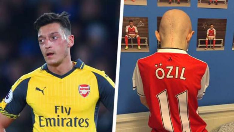 Ozil ia plotëson ëndrrën 11 vjeçarit me kancer në tru (Foto/Video)