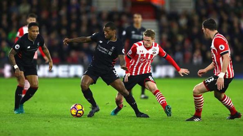 Liverpool – Southampton, formacionet zyrtare