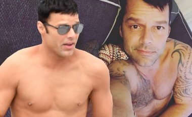 E mahnitshme! Ricky Martin fsheh të gjitha tatuazhet, shfaqet lirshëm pa këmishë gjatë xhirimeve (Foto)