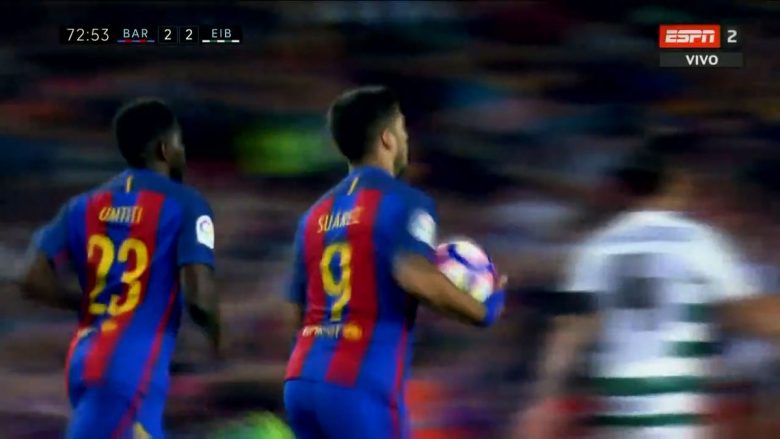 Çmendet Barcelona, dy gola për dy minuta për avantazhin ndaj Eibarit (Video)