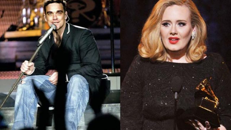 Adele dhe Robbie Williams ndër 20 më të pasurit në Mbretërinë e Bashkuar