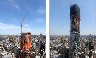 Pamje mbresëlënëse të qiellgërvishtësit më unik në New York që është ndërtuar për vetëm 33 muaj (Video)