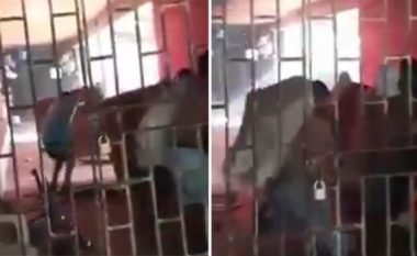 Brutaliteti brenda burgut meksikan: Të burgosurit rrahen e gjuajnë me gurë e karrige (Video)