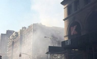 Shpërthim dhe zjarr i fuqishëm në një ndërtesë në Nju Jork (Foto)