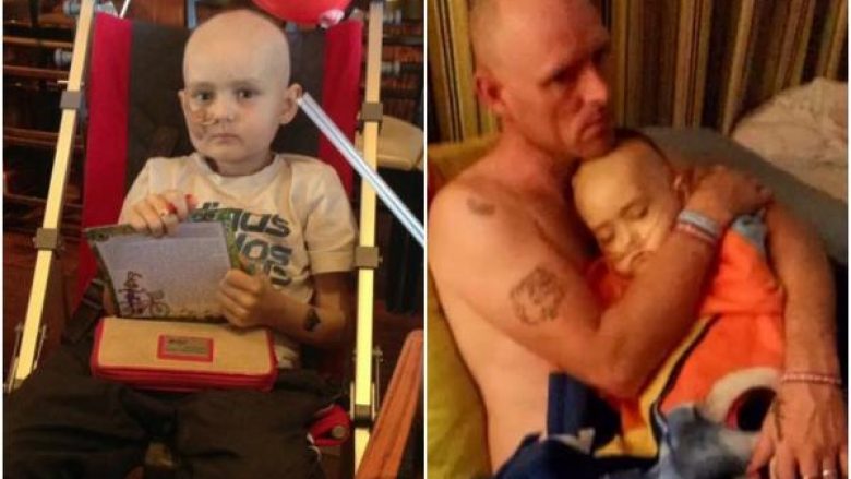 Imazhi që ka përlotur botën: Pesëvjeçari i sëmurë nga kanceri i kërkoi nënës ta fotografojë me babanë, dhe më pas dha frymën e fundit (Foto)