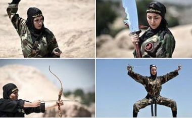 Ninxhat iraniane: Njihuni me 4 mijë femrat nga Teherani, që ushtrojnë me shpata në shkretëtirë që të bëhen makina “vrasëse” (Foto)
