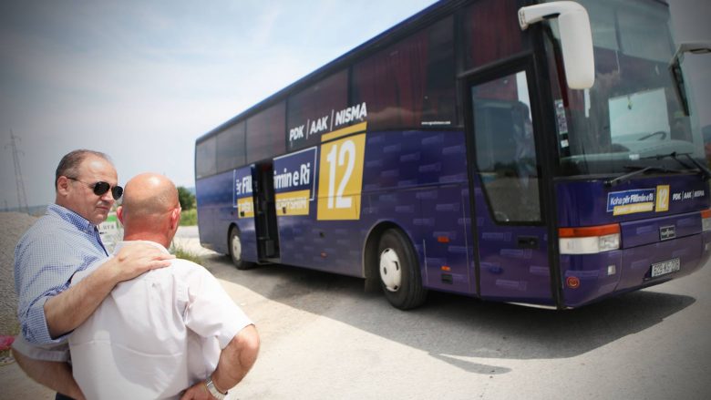 Hoxhaj sjell autobusin e fitores në Anamoravë (Video)