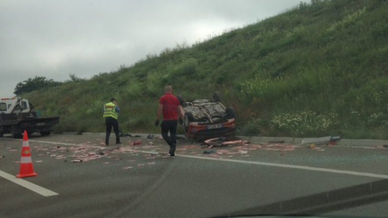 Aksident i rëndë në autostradën “Ibrahim Rugova”