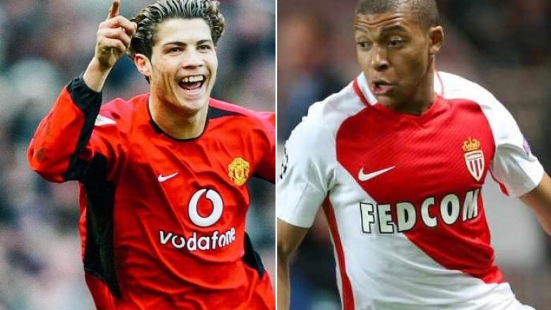 Krahasimi Ronaldo – Mbappe, gjeniu francez e mposht në çdo statistike kur ishin në të njëjtën moshë (Foto)