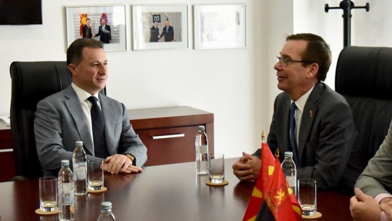 Gruevski në takim me Baily, në fokus çështja e eurointegrimeve