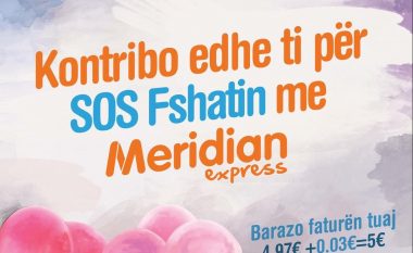 “Barazo faturën” – ndihmo fëmijët e SOS fshatit duke blerë në Meridian Express! (Foto/Video)