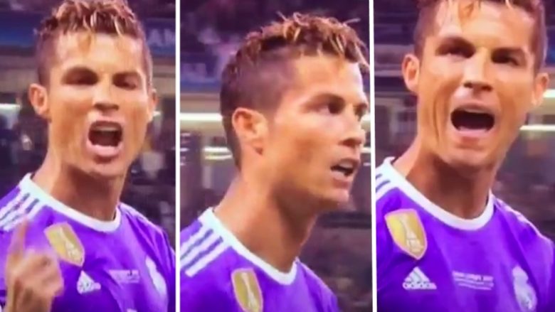 Tipike nga Ronaldo, fjalët e CR7 te festimi i golit të parë në finale ndaj Juves (Video)