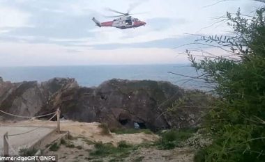 Gjyshi nga San Francisko ra nga 30 metra lartësi e një shkëmbi, shpëtohet me helikopter – publikohen pamjet e aksionit