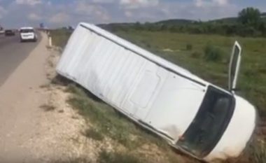 Aksident trafiku në magjistralen Prishtinë-Pejë (Video)