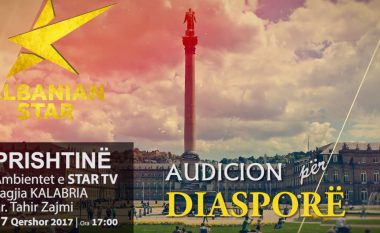 Audicioni për diasporë i Albanian Star më 17 qershor në Prishtinë