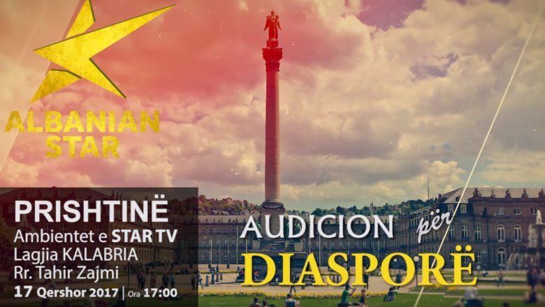 Audicioni për diasporë i Albanian Star më 17 qershor në Prishtinë