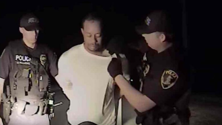 Publikohet videoja e arrestimit të Tiger Woods: Nuk mund të ec, të thotë alfabetin dhe shumëçka (Video)