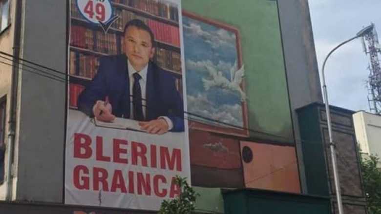 LDK vendos banerin në murale, PDK thotë se u shkelen rregullat dhe legjislacioni