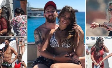 Messi, Suarez e Fabregas kalojnë pushimet së bashku me familjet e tyre (Foto)