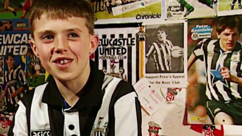 United i publikon Carrickut një video kur ishte fëmijë dhe tifoz i Newcastle (Video)