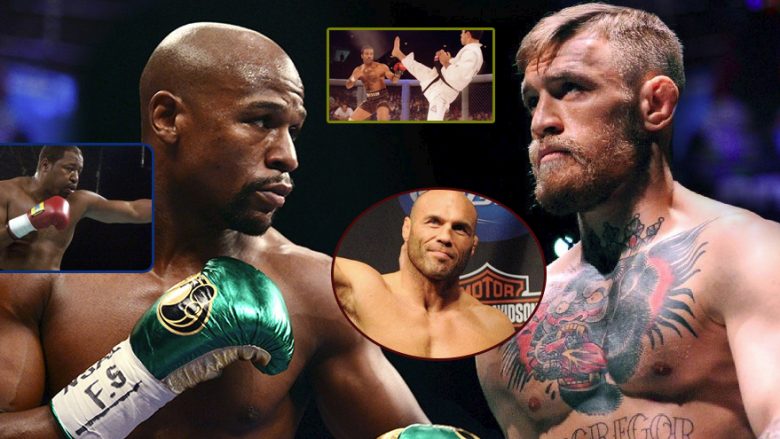 Fansat mezi presin meçin ndërmjet Mayweather dhe McGregor, por cilët ishin duelet më të mëdha të boksit dhe MMA në të kaluarën (Foto)