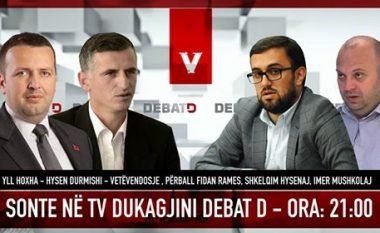 “DEBAT D” në RTV Dukagjini: Vetëvendosje përballë gazetarëve (Video)