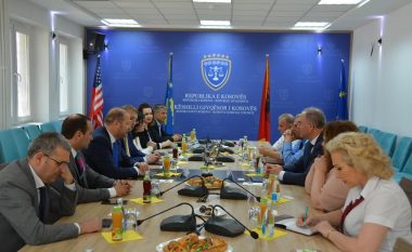 Kryesuesi i KGjK-së, Nehat Idrizi takoi një delegacion të Këshillit të Lartë të Drejtësisë së Shqipërisë