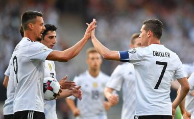 Gjermania ‘shkatërron’ San Marinon me një ‘shtatëshe’, Mustafi kontribuon me një gol (Video)