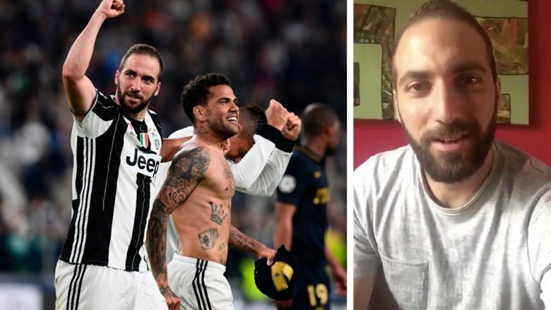 Higuain bëhet horë: I jep lamtumirën Dani Alvesit në Facebook, por pastaj e fshin video-mesazhin (Foto)  