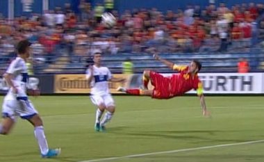 Jovetic shënon gol të ‘çmendur’ ndaj Armenisë pas asistimit perfekt të Beqirajt (Video)