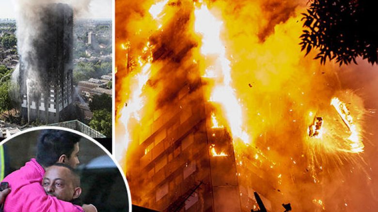 Mediat britanike: Gjashtë të vdekur nga zjarri që përfshiu ndërtesën shumëkatëshe në Londër