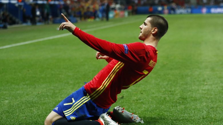 Morata e shpëton prej humbjes Spanjën kundër kolumbianëve (Video)