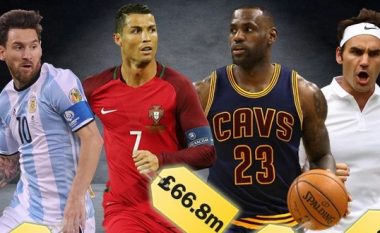 “Forbes” zbulon 10 sportistët më të paguar në botë (Foto)