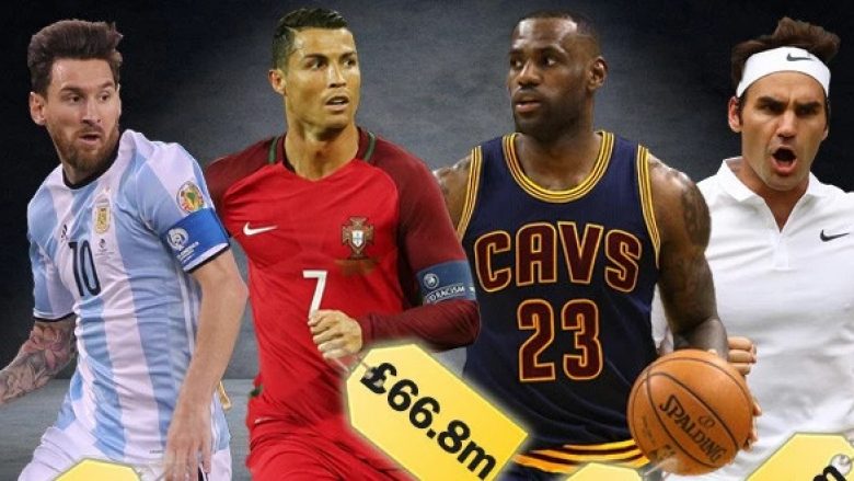 “Forbes” zbulon 10 sportistët më të paguar në botë (Foto)