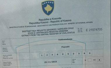 Vajza që mban emrin e një partie politike të Kosovës