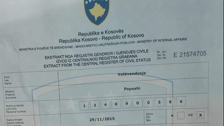 Vajza që mban emrin e një partie politike të Kosovës