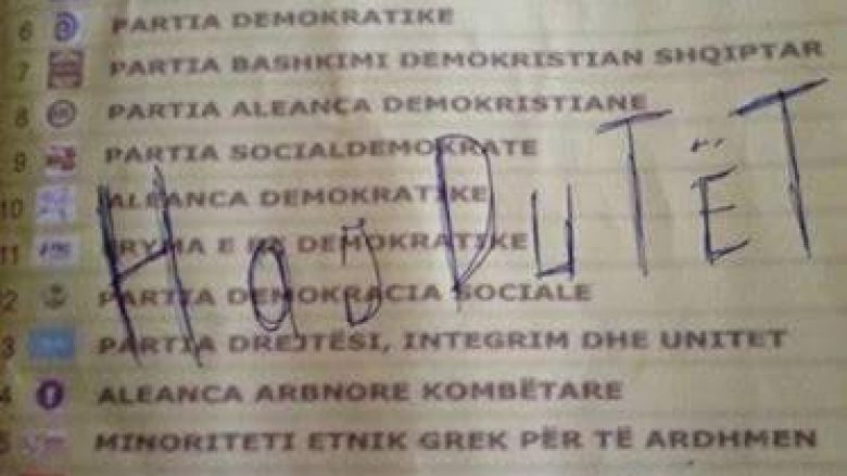 Zgjedhjet në Shqipëri: Plot vota shkojnë dëm – për tallje! (Foto)